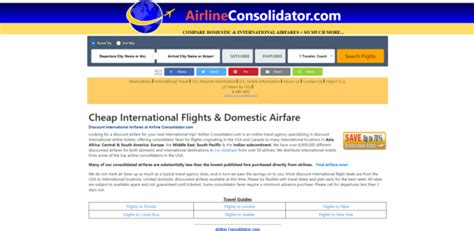 Top 5 Airline Consolidators .